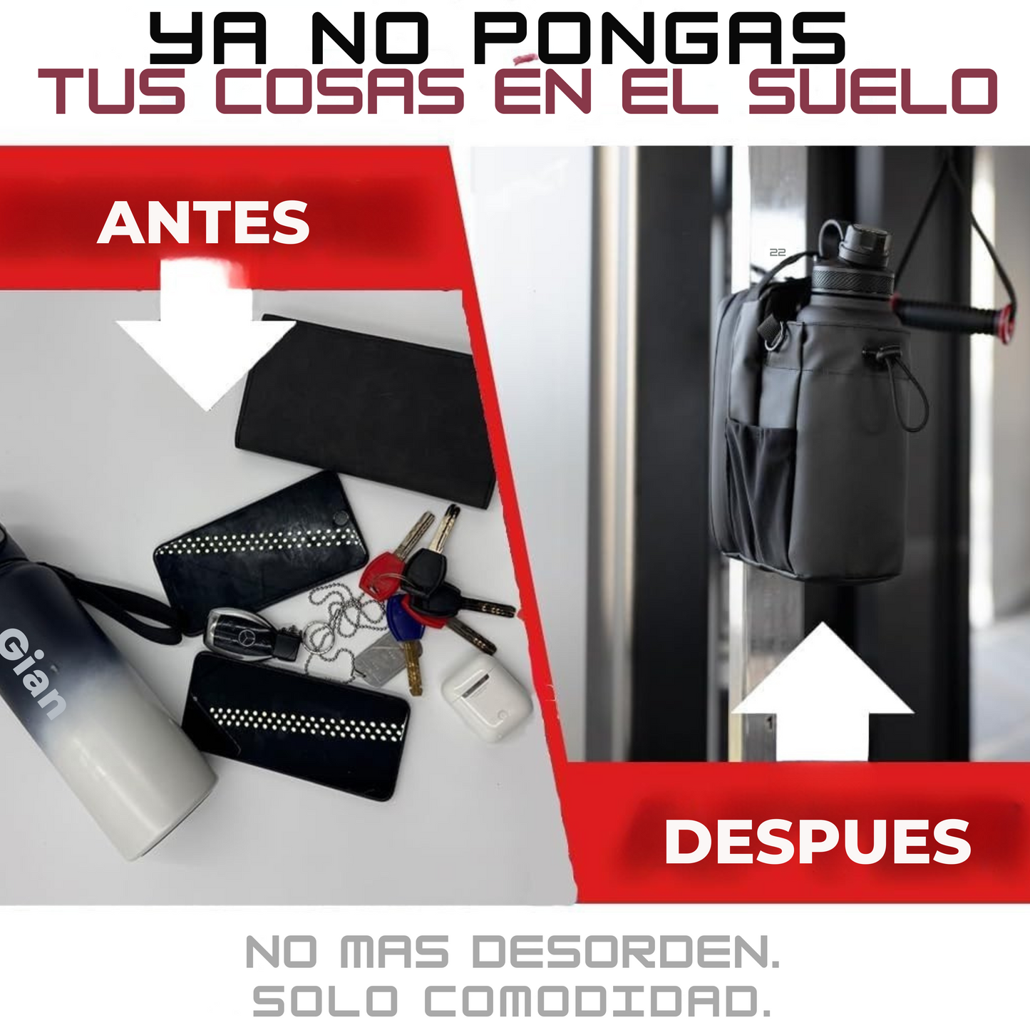 Bolsa Magnética para Gimnasio